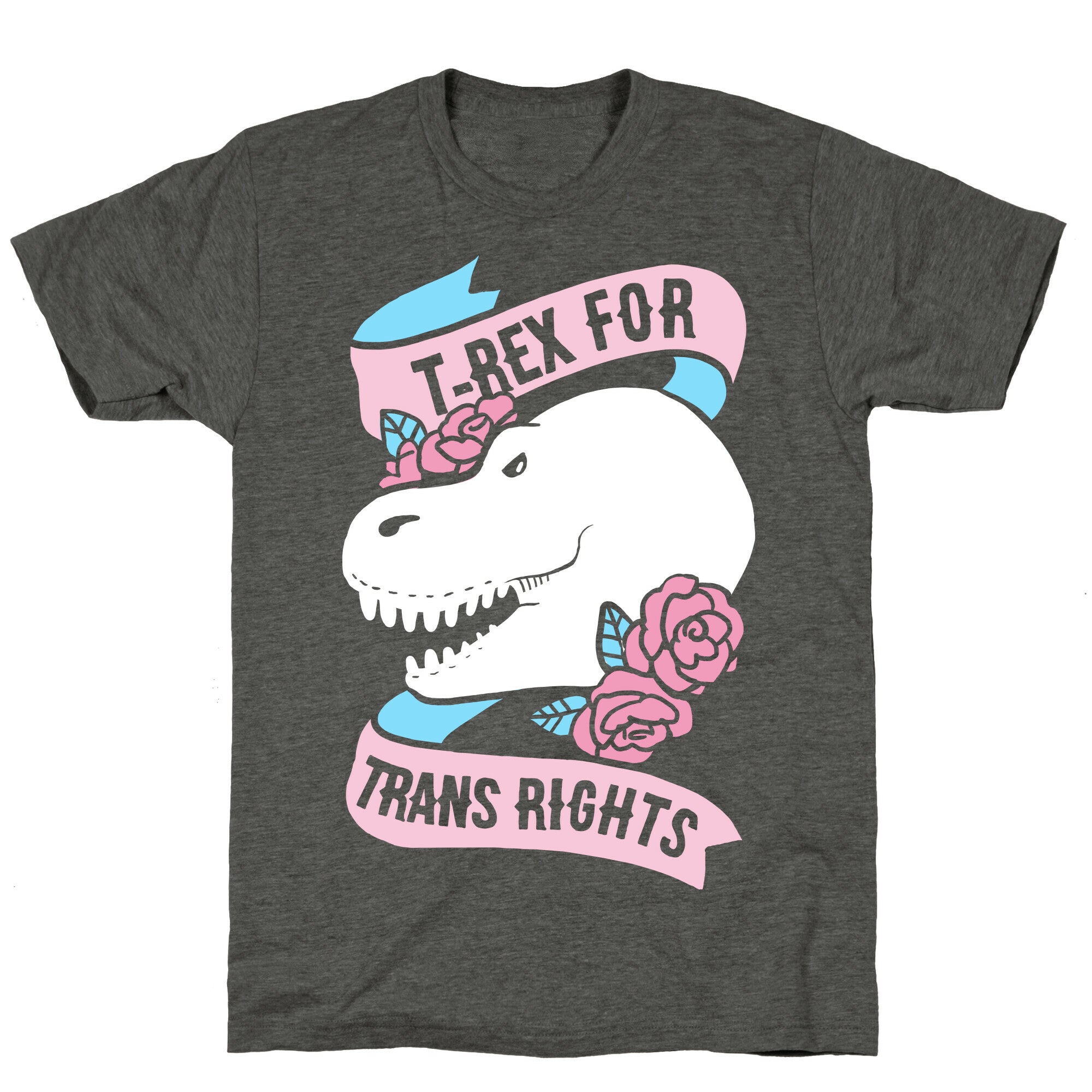 T- Rex for Trans Rights Unisex Triblend Tee